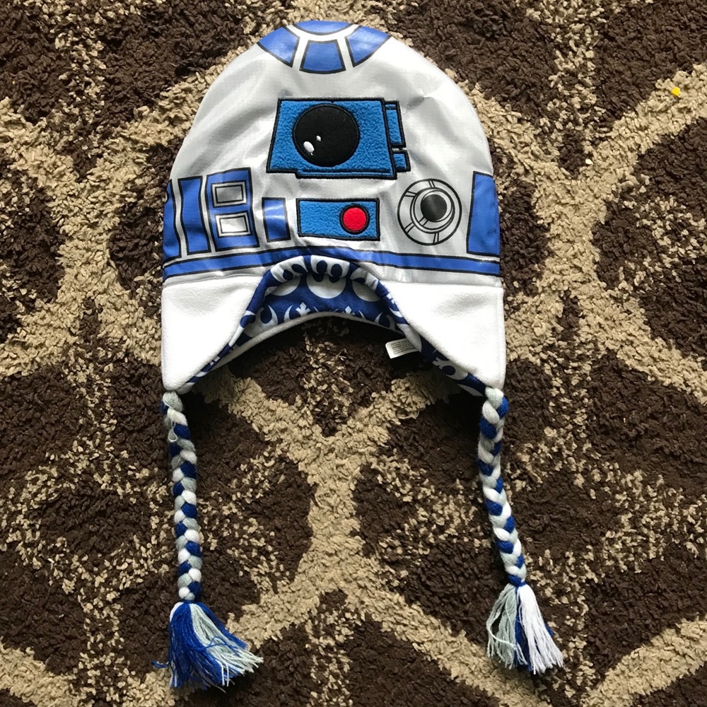 Stars Wars R2-D2 Reversible Silver/Blue Kids Hat